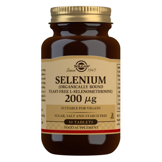 Selenium 200 ug Tablets (Yeast-Free Selenium)