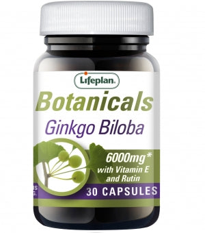 Ginkgo Biloba Extract 6000mg x 30 Tablets