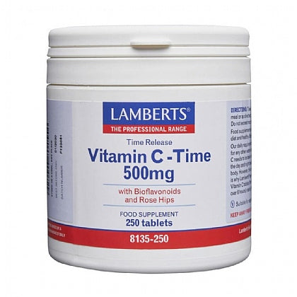 Time Release Vitamin C 500mg with Bioflavonoids and Rose Hips