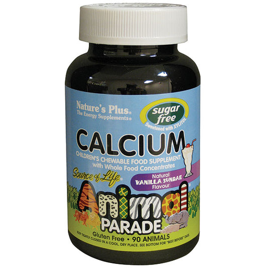 Animal Parade® Sugar Free Calcium Children\s Chewable - Vanilla Sundae Flavour