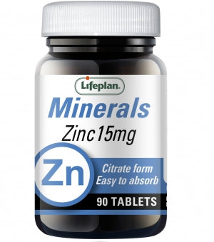 Zinc Citrate 15mg x 90 Tablets