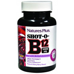 Shot-O-B12 5000mcg Lozenges Wild Berry Flavour