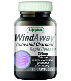 WindAway Activated Charcoal 334mg 90s