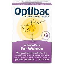 OptiBac Probiotics 'For women', Pack of 30 Capsules