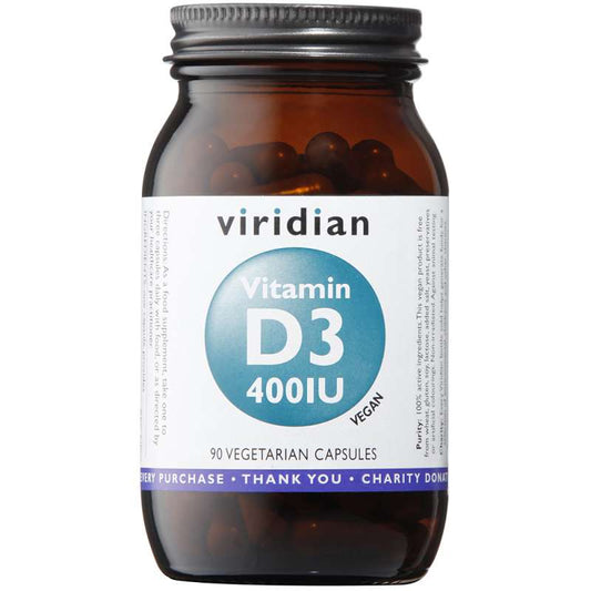 Vitamin D3 (Vegan) 400iu Veg Caps 90