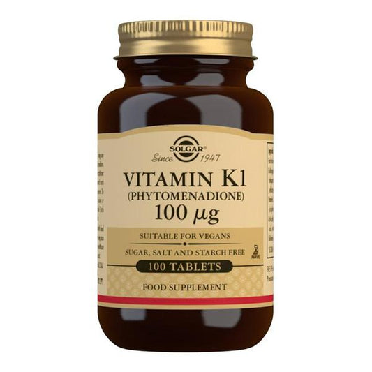 Vitamin K1 (Natural) 100 mcg Tablets
