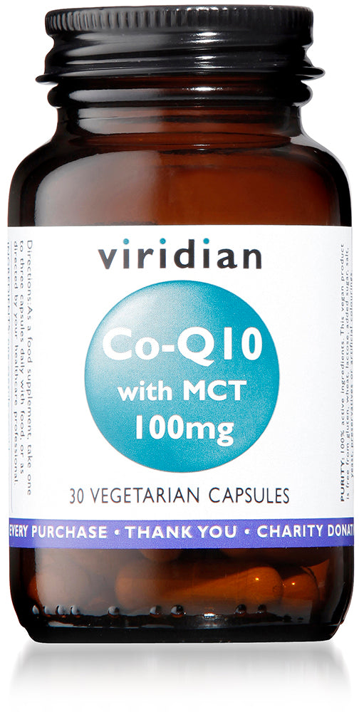 Co-enzyme Q10 100mg with MCT Veg Caps 30