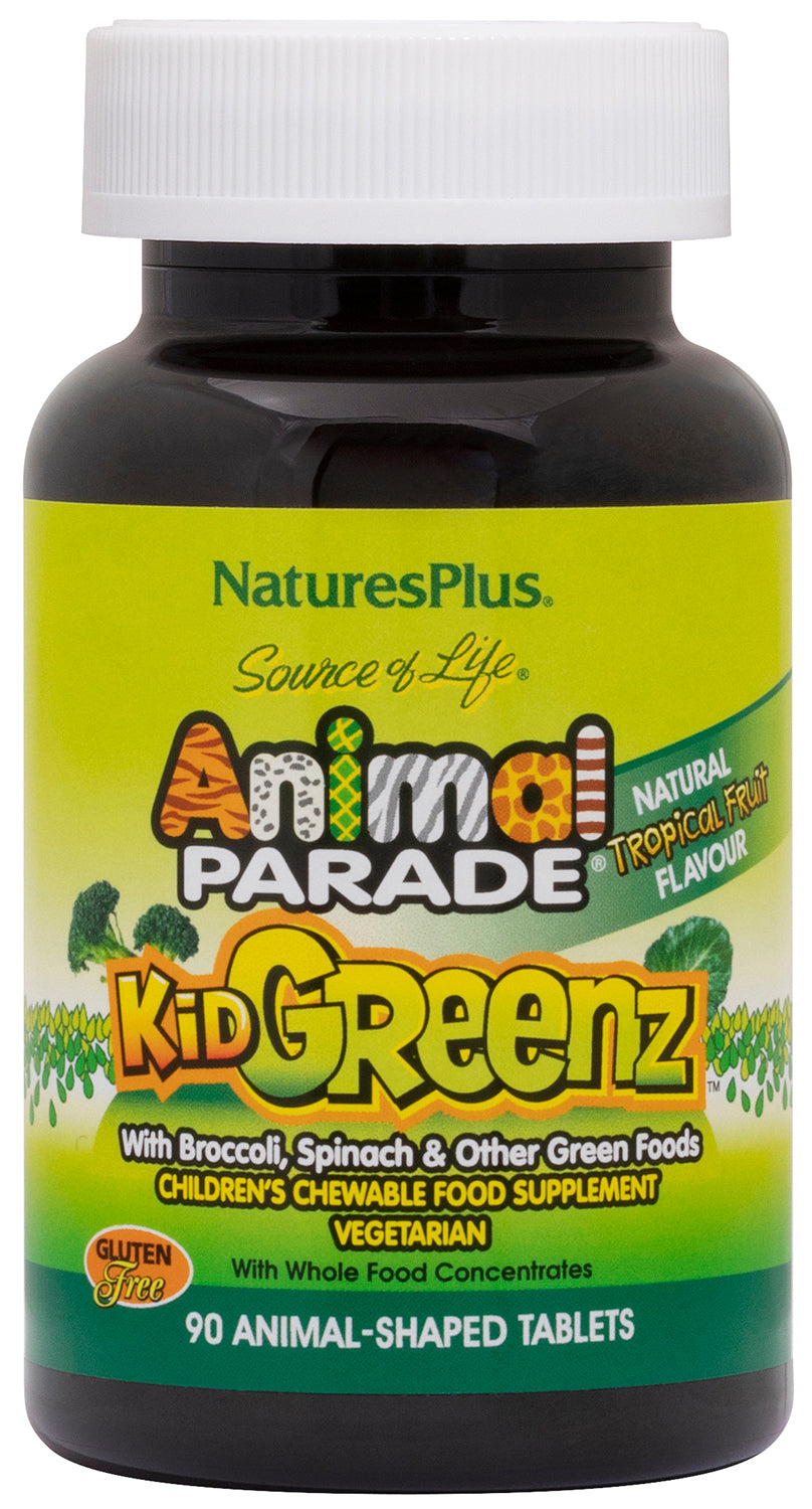 Animal Parade® KidGreenz Childrens Chewables - Tropical Fruit Flavour