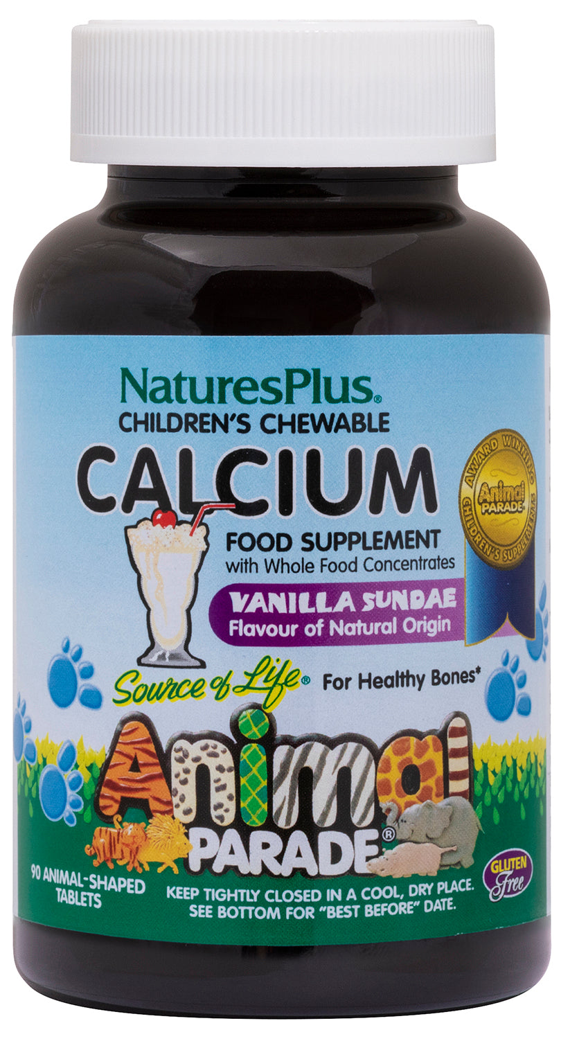 Animal Parade Calcium Childrens Chewable - Vanilla Sundae Flavour