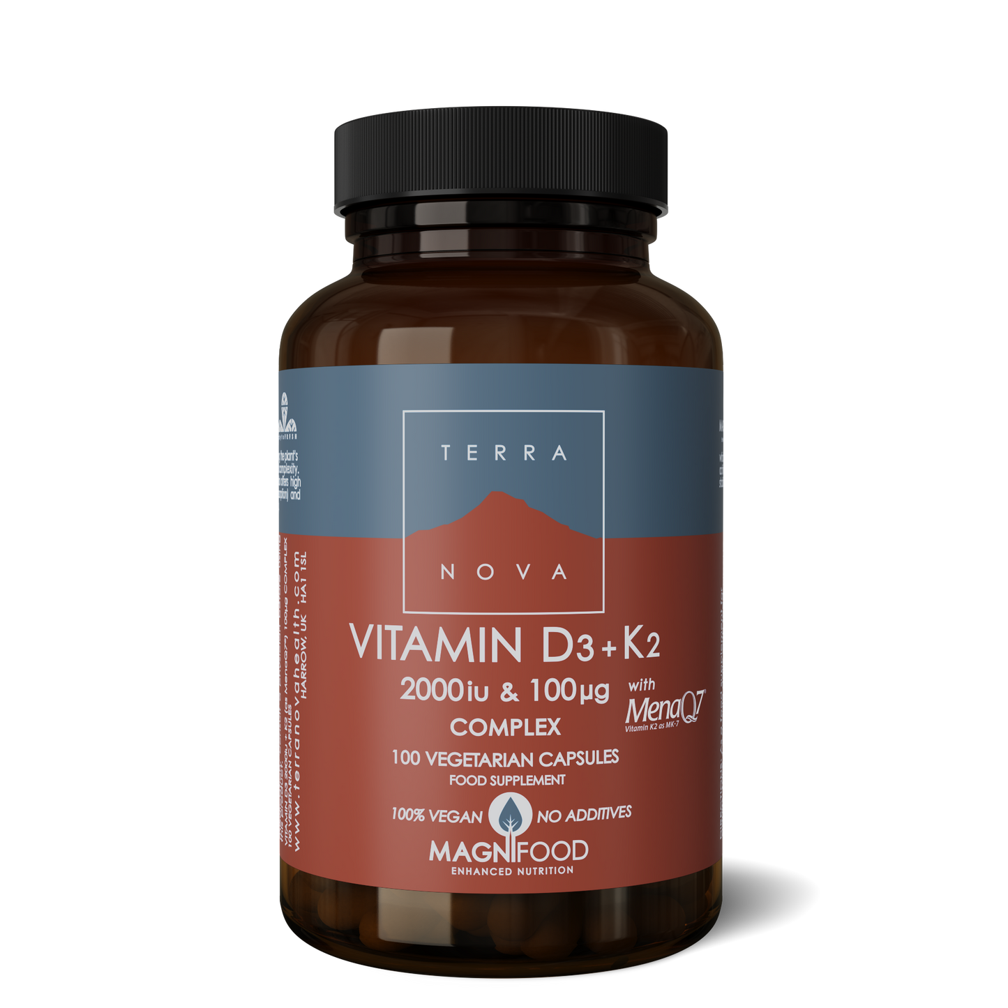 Vitamin D3 2,000iu with Vitamin K2 100ug Complex 100