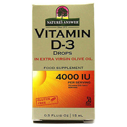 Nature`s Answer Vitamin D3 Drops 4000IU - 15ml