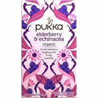 Pukka Elderberry & Echinacea with Elderflower Tea - 20 bags