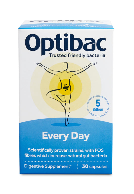 OptiBac Probiotics For Every Day, Pack of 30 Capsules