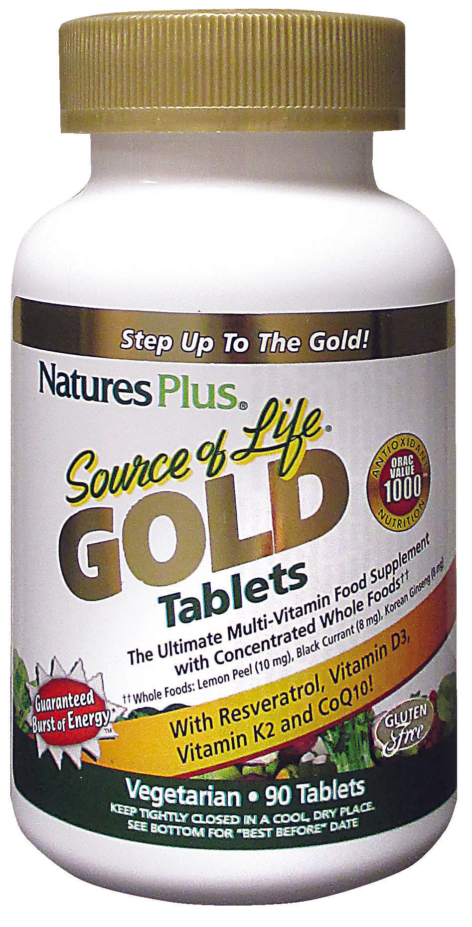 Natures Plus Source of Life Gold Tablets, 90 Tablets