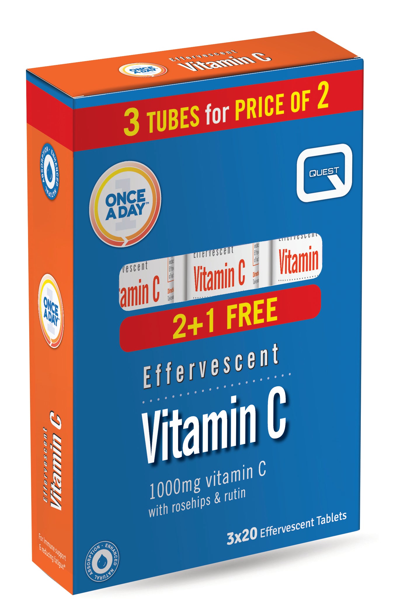 Quest Effervescent Vitamin C 1000mg