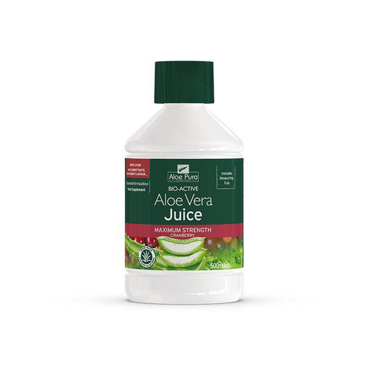 ALOE PURA CRANBERRY ALOE VERA JUICE - 500ML