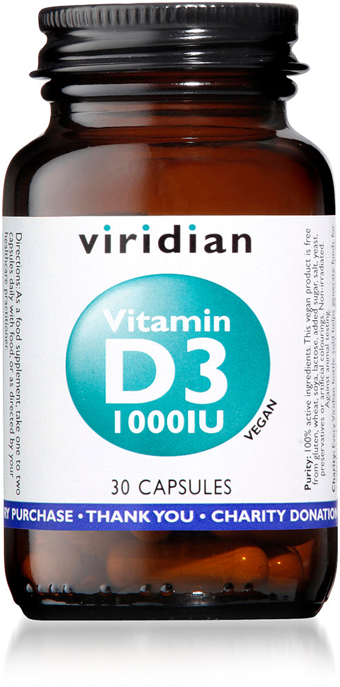 Vitamin D3 (Vegan) 1000iu Veg Caps 30