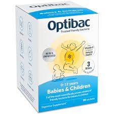 OptiBac Probiotics For Babies & Children, Pack of 90 Sachets