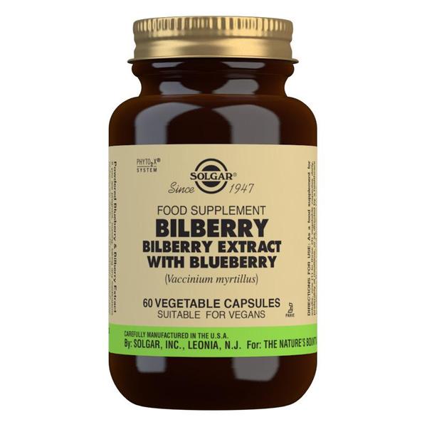 Bilberry Berry Extract with Blueberry Vegetable Capsules