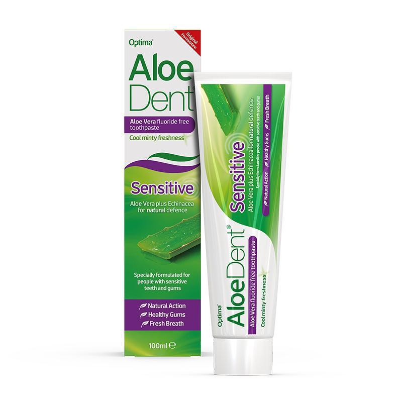 AloeDent® Sensitive fluoride free toothpaste 100ml