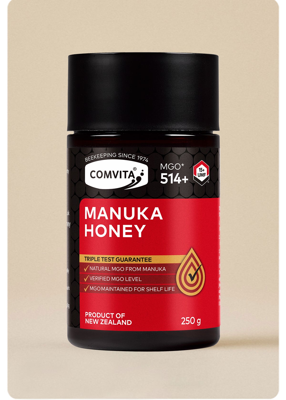 MGO 514+ (UMF™ 15+) Manuka Honey 250g