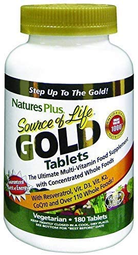 Natures Plus Source of Life Gold Tablets, 180 Tablets