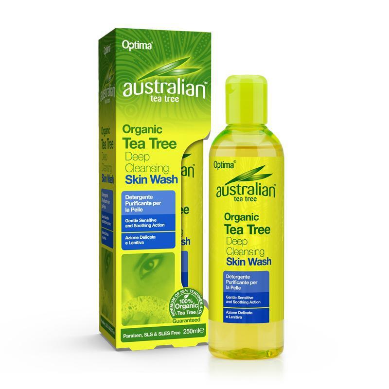 AUSTRALIAN ORGANIC TEA TREE BODYWASH 250ML