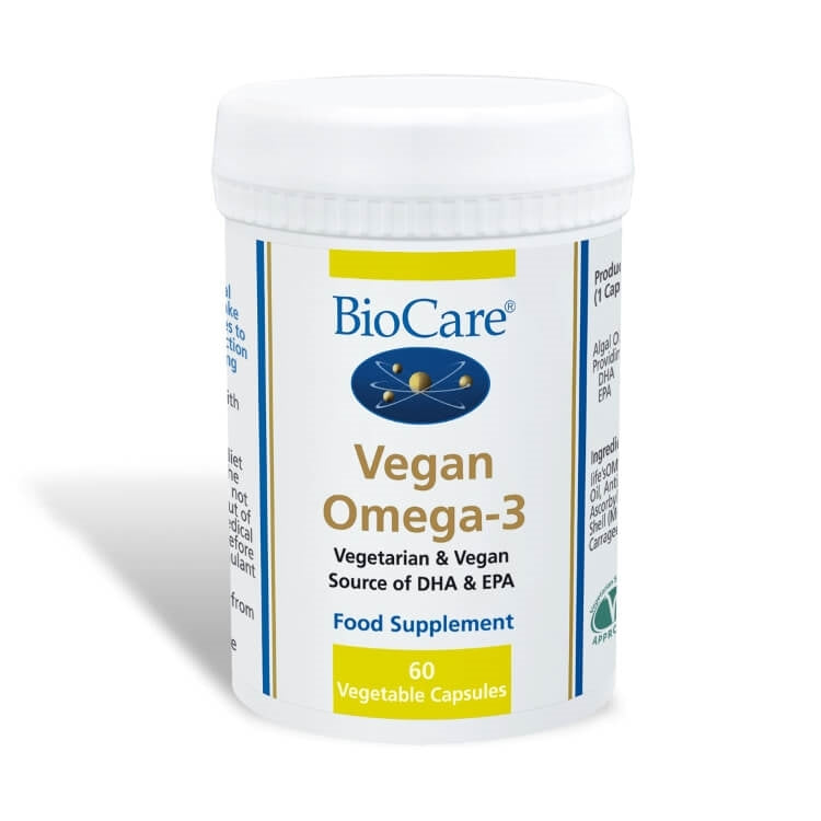 Vegan Omega - 3 (Algal DHA & EPA) 60 Capsules