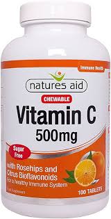 Vitamin C 500mg Chewable (with Rosehips & Citrus Bioflavonoids)