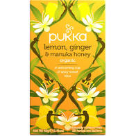 Pukka Lemon, Ginger & Manuka Honey Tea - 20 bags