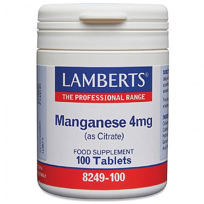 Manganese 4mg (as Citrate)