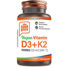 Vegan Vitamin D3 and K2 - 90 Caps