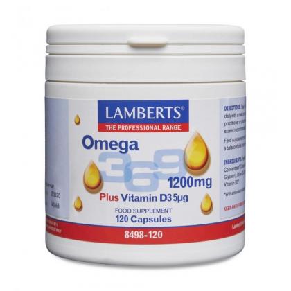 Omega 3,6,9 1200mg Plus Vitamin D 5µg