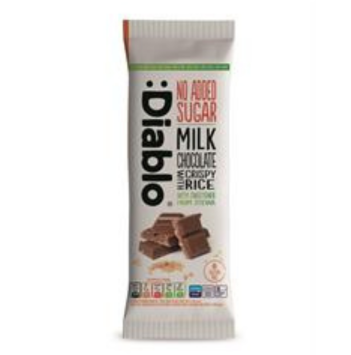 Milk Chocolate with Crispy Rice with Stevia 75g