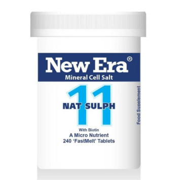 New Era No. 11 Nat Sulph (Sodium Sulphate) 240 Tablets