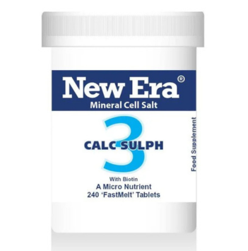 New Era No. 3 Calc Sulph (Calcium Sulphate) 240 Tablets