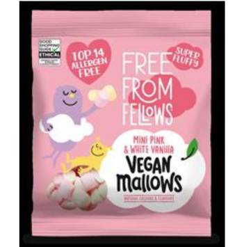 Vegan Vanilla Pink & White Mini Mallows 105g