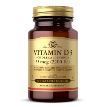 Vitamin D3 (Cholecalciferol) 2200 IU (55 μg)
