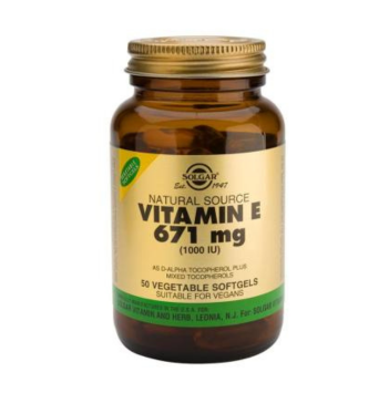 Vitamin E 671 mg(1000 IU) Vegetable Softgels