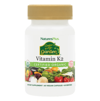 SOL GARDEN ORGANIC VIT K2 120MCG VCAP 60
