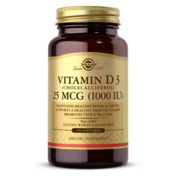 Vitamin D3 Softgels 1000 IU (Cholecalciferol)